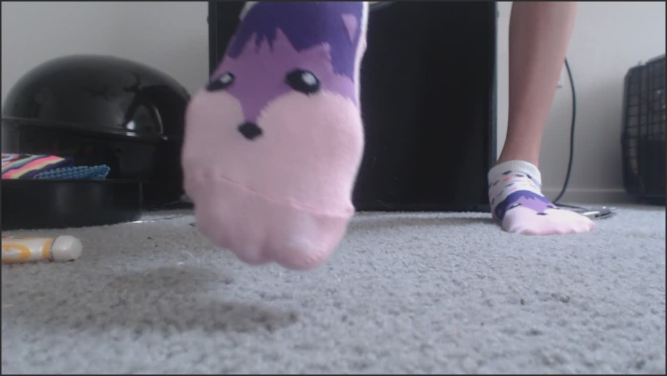 Princesscica Modeling Cute Colorful Ankle Socks