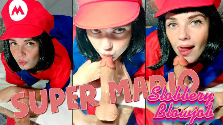 MARIO COSPLAY: slobbery blowjob - Aug 18, 2019