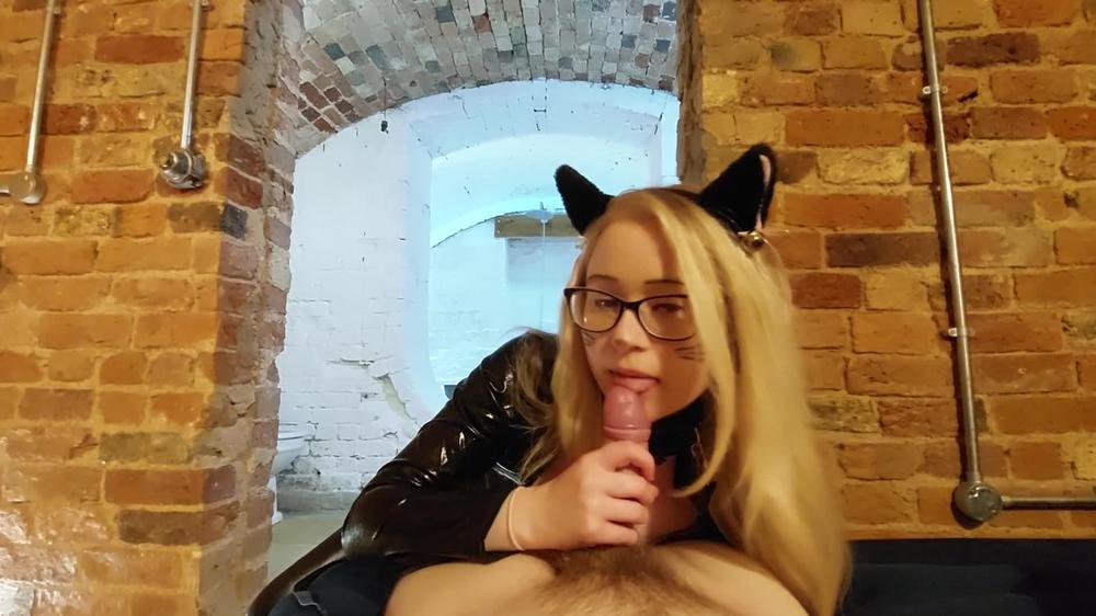 Naughty Kitty Gets Her Milk