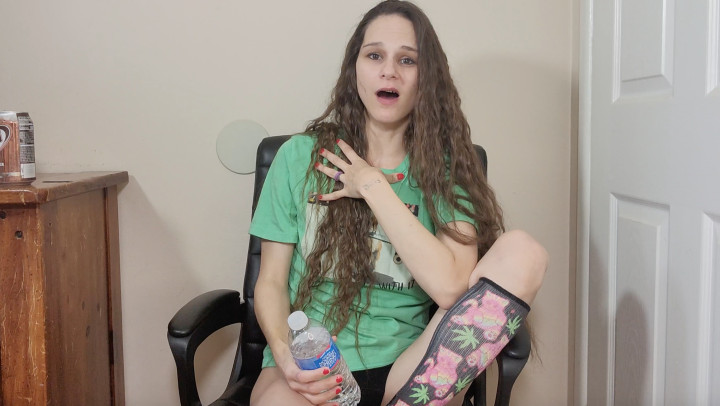 4K - Petite College Girl Burping
