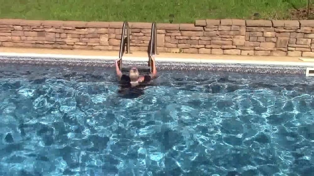 Buddahsplayground Wet T Shirt And Jeans In Pool