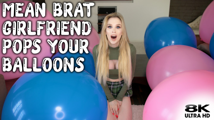 Mean Girlfriend Pops Looner BFs Balloons - January 10, 2023