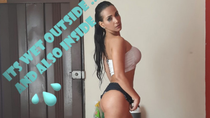 Home alone and wet