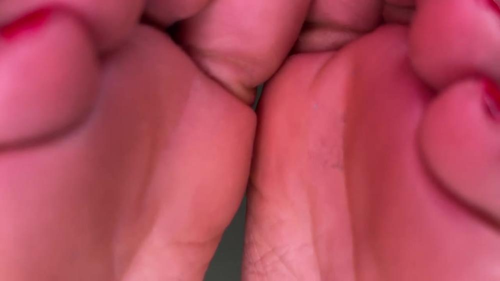 Floor Pov Of Pink Nylons Removal