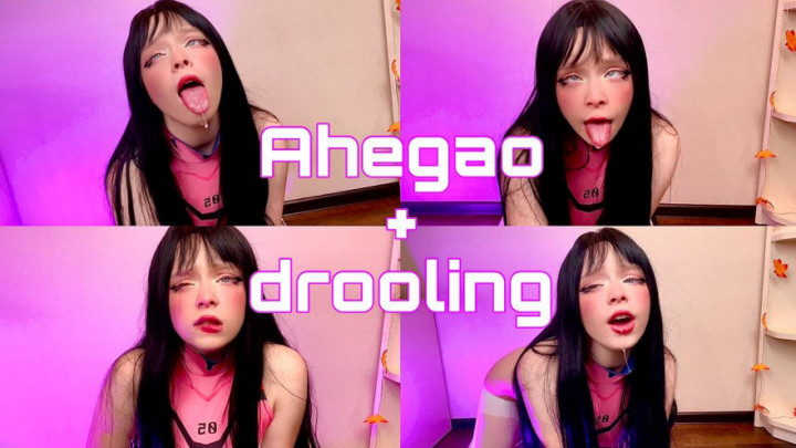 Ahegao drooling slut / mind control