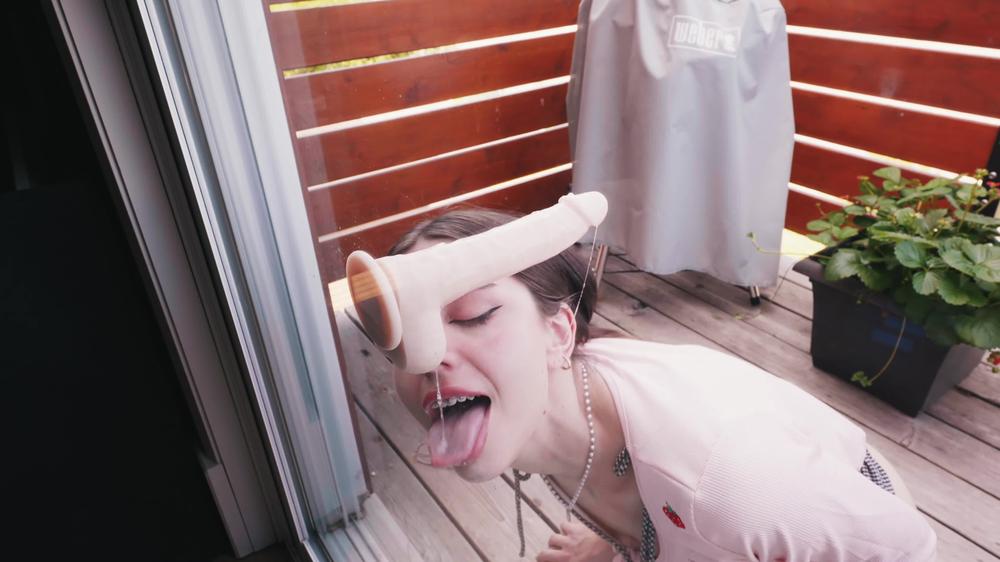 Balcony Ass To Mouth Solo
