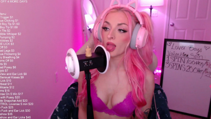 Nude Ear Licking Ear Massage