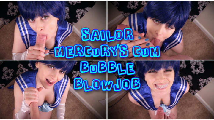SAILOR MERCURY'S CUM BUBBLE BLOWJOB - March 10, 2019
