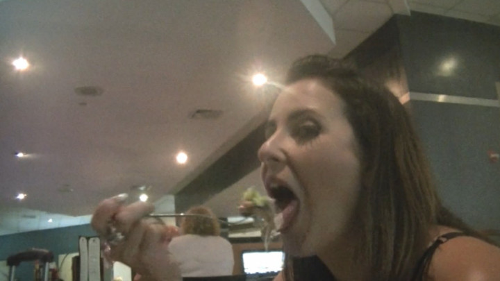 Helena Eating 2 - Public Restaurant