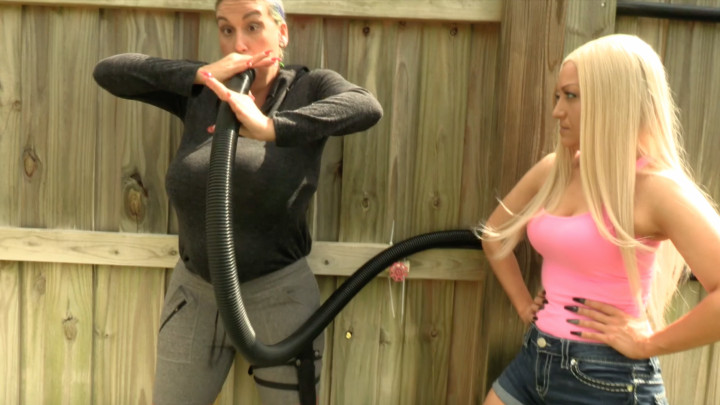 Britteni Explodes Megan With Mouth Hose