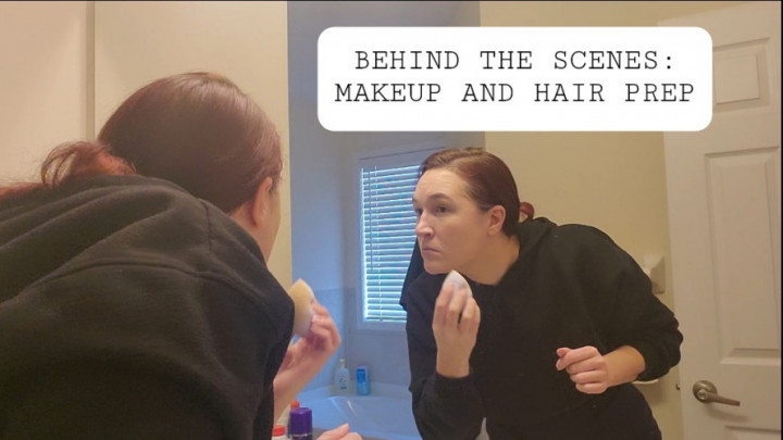 Behind the scenes: makeup and hair - December 18, 2020