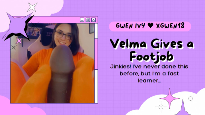 Velma Gives a Footjob - December 04, 2022