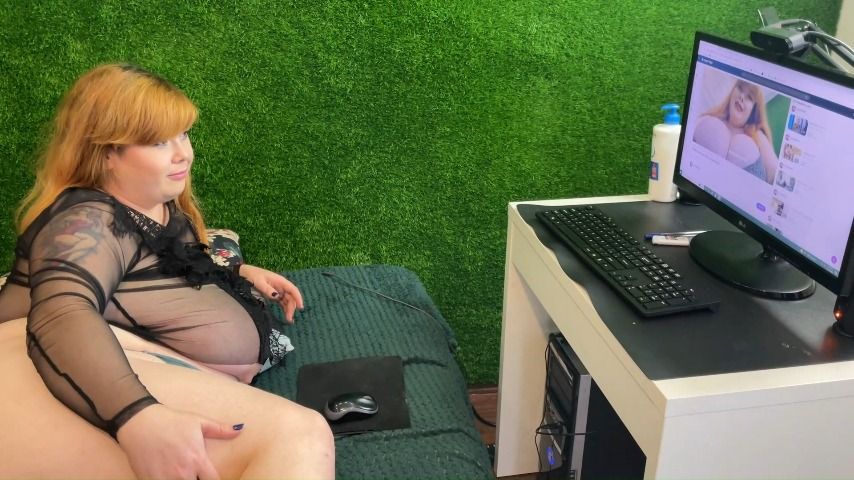 Outburping myself and masturbating