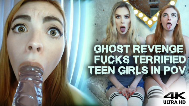 Ghost Gags & Fucks Scared Ahegao Teens - October 16, 2020