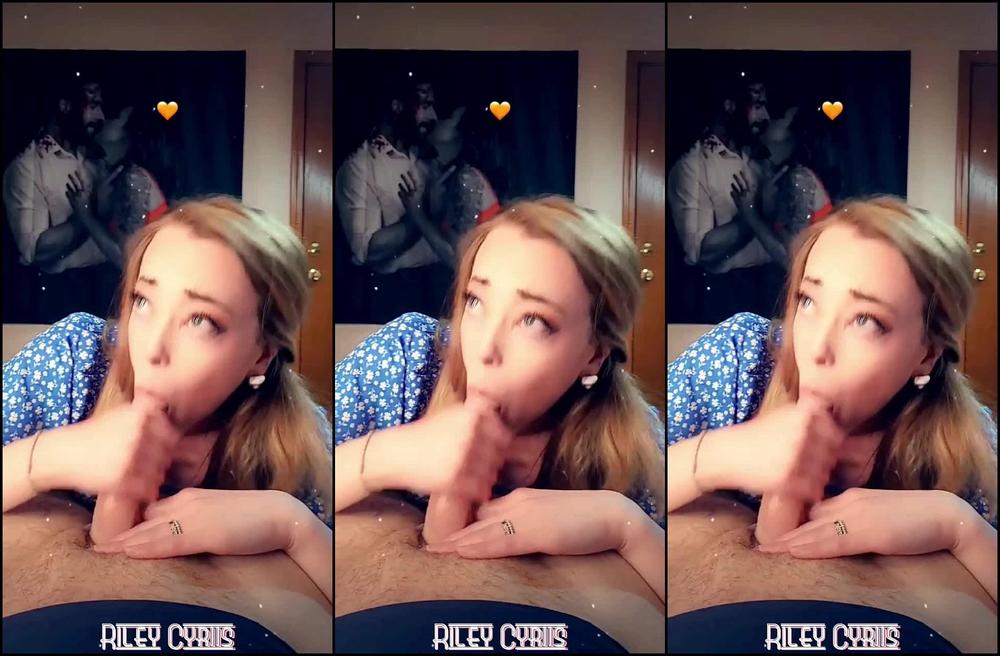 Riley Cyriis Mommy Sloppy Sucks Her Good Boys Cock