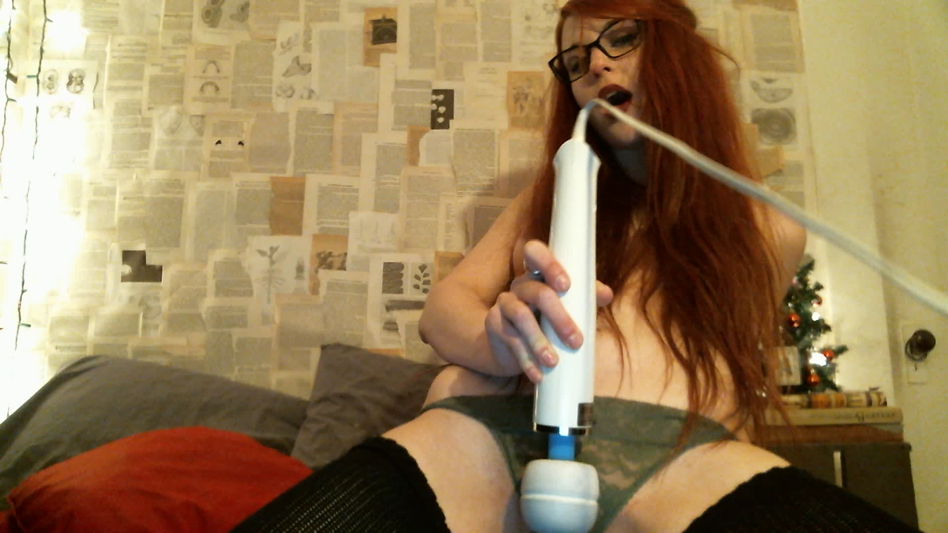 Hitachi Orgasms while Watching Myself