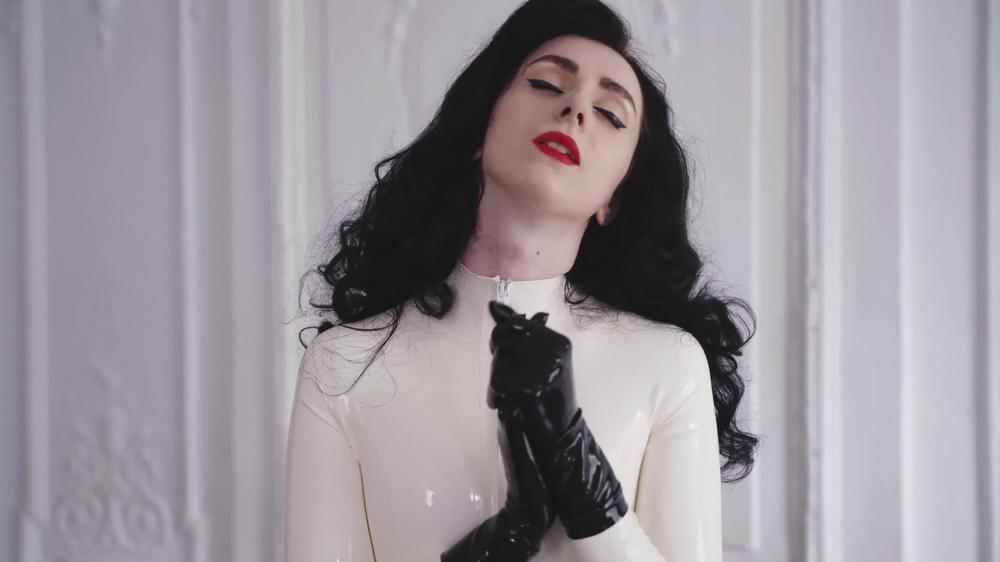 Amazing Sounds Of White Latex Catsuit