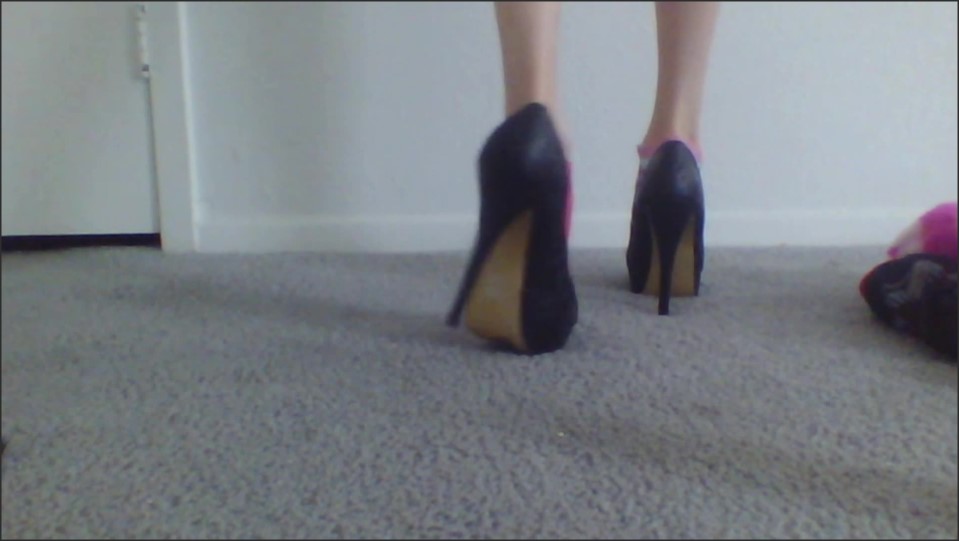 Princesscica High Heels With Mismatched Socks