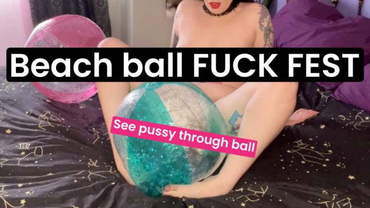 Beach Ball Fuck Fest - Nude Pussy On Ball - January 30, 2024