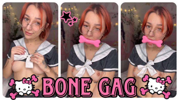 TABOO PETPLAY CUM WITH BONE GAG