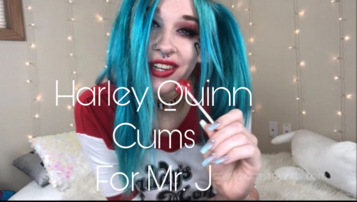 Harley Quinn orgasms for Mr. J