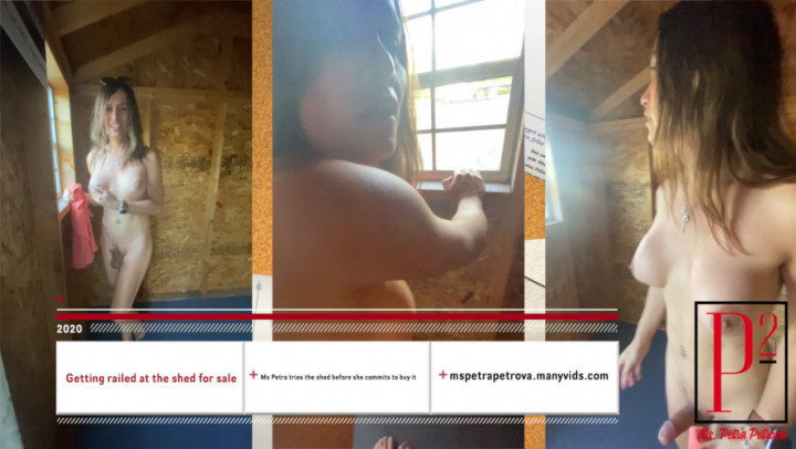 getting railed at the shed for sale