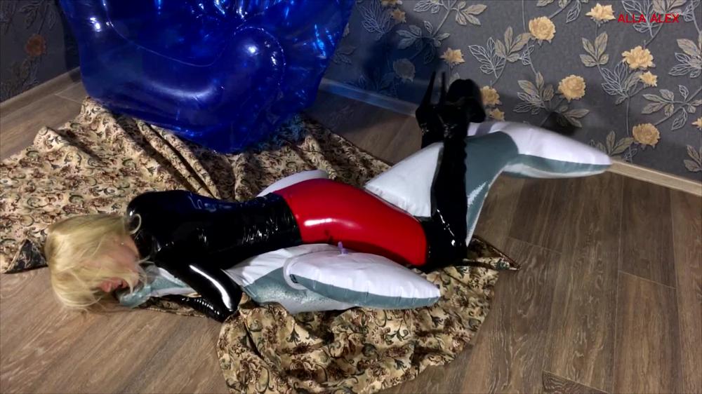 Allaalexinflatable - Alla Hotly Fucks And Blows Off An Inflatable Dolphin And An Inflatable Chair!!!