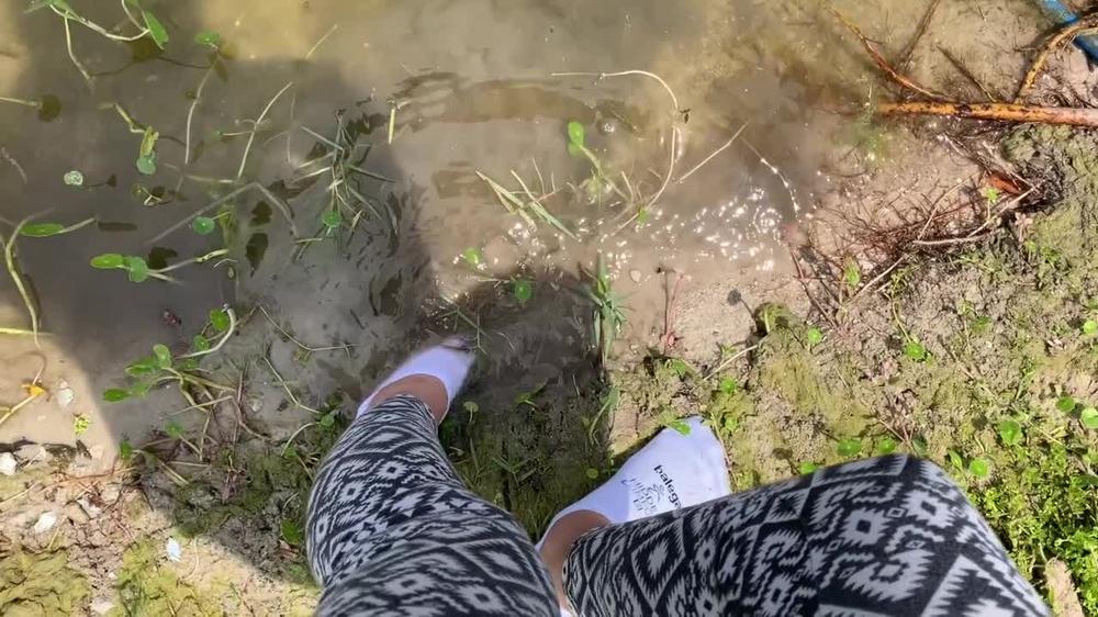 Clean And Muddy Socks
