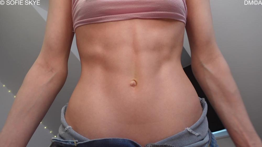 Flat Tummy Hot Navel Slut Humiliates You