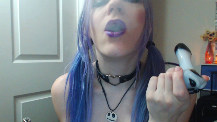 Goth Girl Smoking