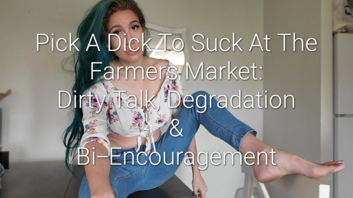PickA Dick to Suck at The Farmers Market