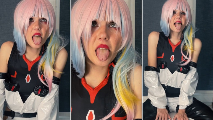 Cyberpunk - Lucy ecstatically makes the ahegao face - May 21, 2023