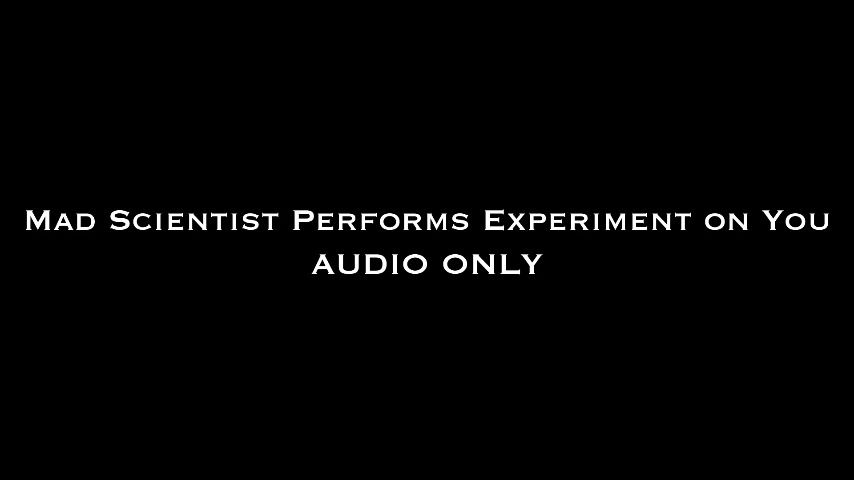 Mad Scientist Performs Experiment AUDIO