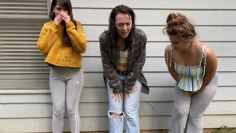 Locked Out 3 Girl Pee Desperation Video