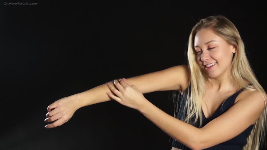 Adriana Shows Arm Hair in New Ways