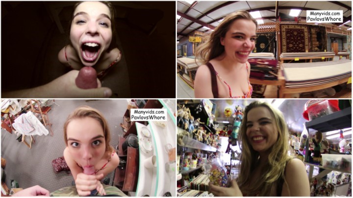 Pavlovswhore Hd Public Head At Flea Market W Facial