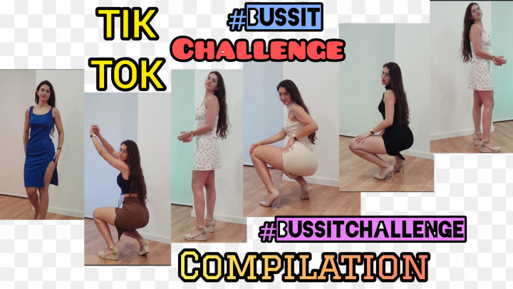 BUSS IT TIK TOK CHALLENGE WITH CLOTHING CHANGES HOT BRUNETTE