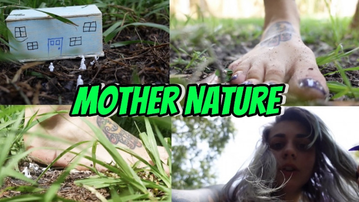 Mia Hope in Mother Nature - Giantess Feet Crush SFX