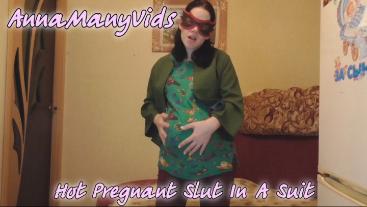 Annamanyvids Hot Pregnant Slut In A Suit