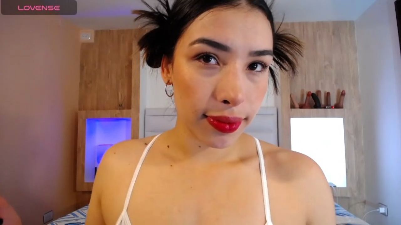 Sultry Seductress Savors Dildo with Her Long Tongue and Erot