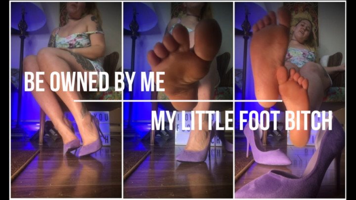Embermae Purple Pump Foot Cuck