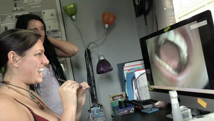 Luna & Vanessa - Endoscope Mouth Tour