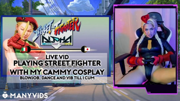 Cammy cosplay live stream 2 - July 12, 2022