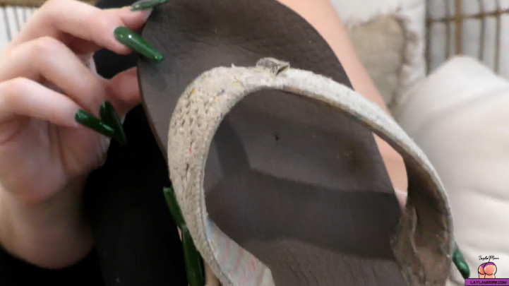 Sniff Layla's Smelly Sandals & Feet POV