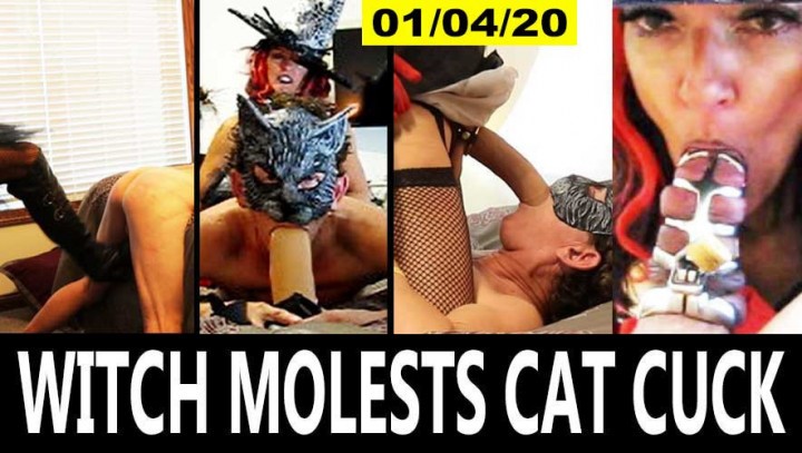 Soccermommistress Witch Bitch Molests Cat Cuck