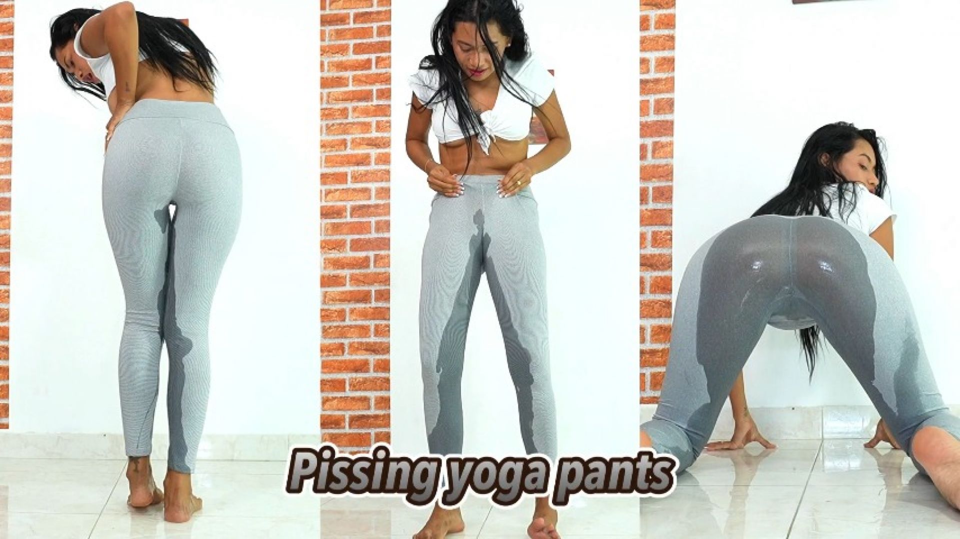 PISSING YOGA PANTS