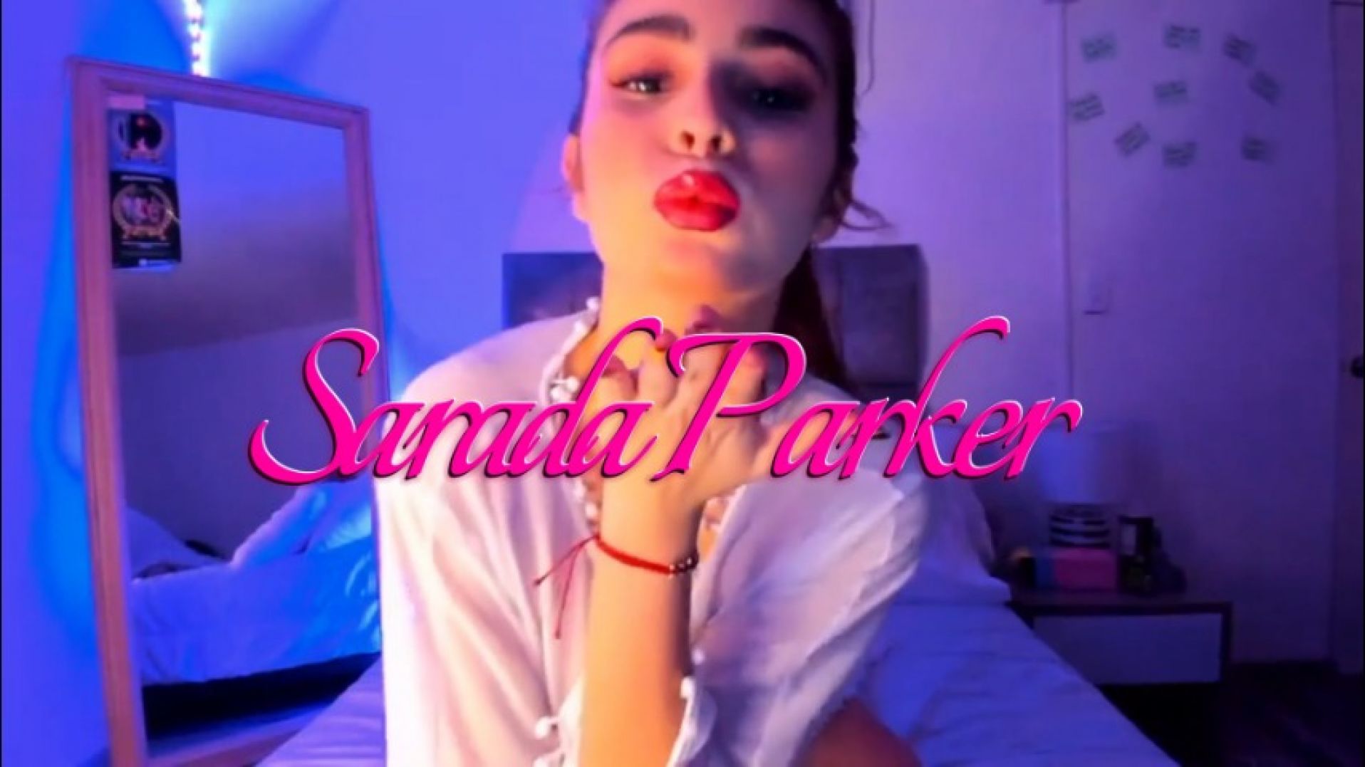sweet sexy girl twerks and touches her pussy
