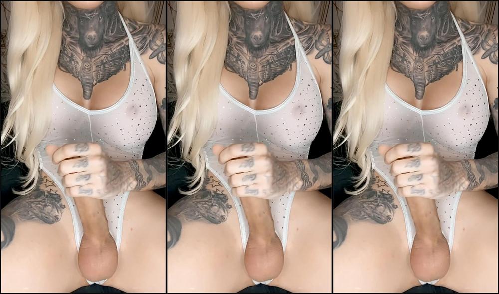 Tsemylee69 White Lingerie Fleshlight Amp Big Cumshot