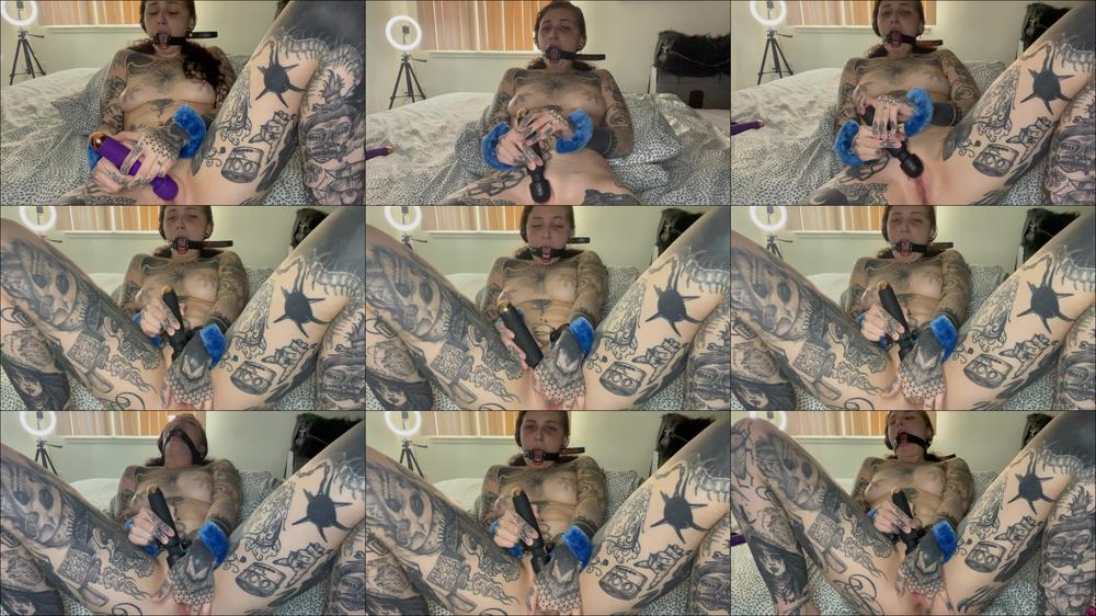 Drooling & Cuffed Cumshow