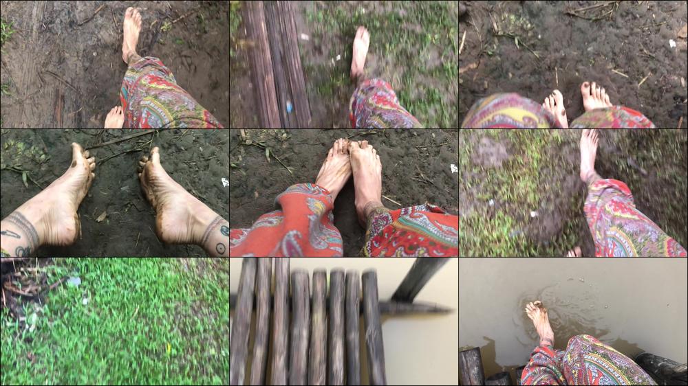 foot fetish Grass